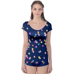 Playful Confetti Boyleg Leotard 