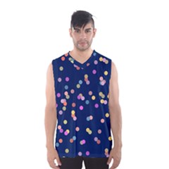 Playful Confetti Men s Basketball Tank Top