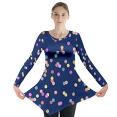 Playful Confetti Long Sleeve Tunic 