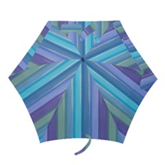 Provence Fields Lavender Pattern Mini Folding Umbrellas by DanaeStudio