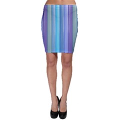 Provence Fields Lavender Pattern Bodycon Skirt by DanaeStudio