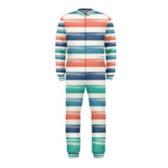 Summer Mood Striped Pattern Onepiece Jumpsuit (kids)