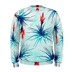 Tillansia Flowers Pattern Men s Sweatshirt