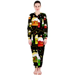 Winter  Night  Onepiece Jumpsuit (ladies)  by Valentinaart