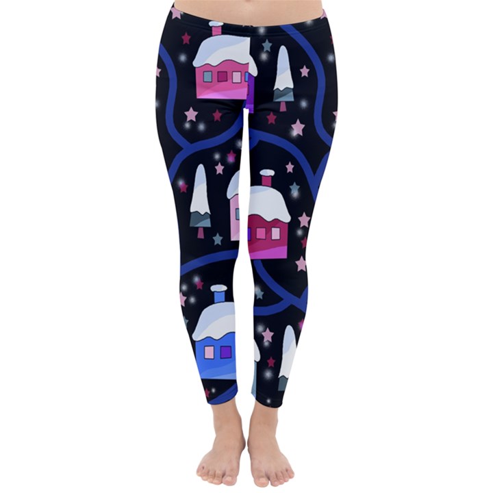 Magical Xmas night Classic Winter Leggings