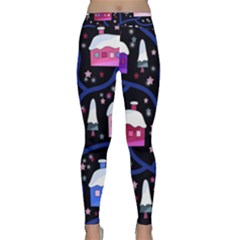 Magical Xmas Night Classic Yoga Leggings by Valentinaart