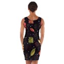 Autumn flowers  Wrap Front Bodycon Dress View2