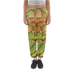 Autumn Flowers Women s Jogger Sweatpants by Valentinaart