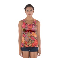 Beautiful Floral Design Women s Sport Tank Top  by Valentinaart