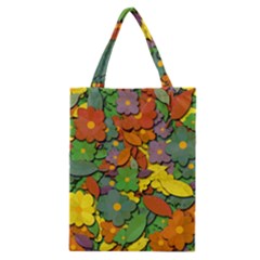 Decorative Flowers Classic Tote Bag by Valentinaart