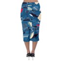 Ocean Midi Pencil Skirt View2