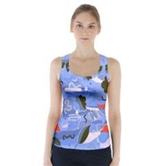 Sea Racer Back Sports Top by Valentinaart