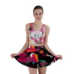 Colorful Abstract Art  Mini Skirt by Valentinaart