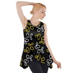 Elegance - Yellow Side Drop Tank Tunic by Valentinaart