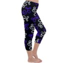 Elegance - blue Capri Winter Leggings  View3