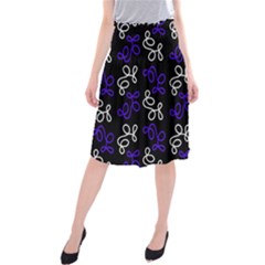 Elegance - Blue Midi Beach Skirt