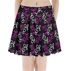 Elegance - Magenta  Pleated Mini Skirt