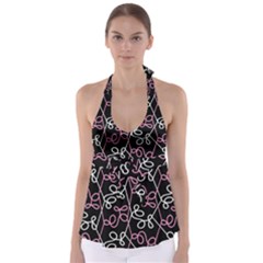 Elegance - Pink Babydoll Tankini Top