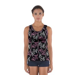 Elegance - Pink Women s Sport Tank Top  by Valentinaart