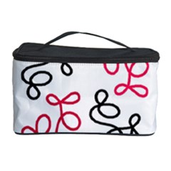 Red Elegance  Cosmetic Storage Case by Valentinaart