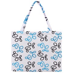 Blue Elegance  Mini Tote Bag by Valentinaart