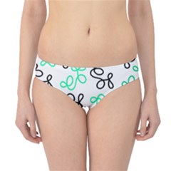 Green Elegance Hipster Bikini Bottoms by Valentinaart