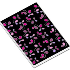 Magenta Garden Large Memo Pads by Valentinaart