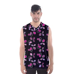 Magenta Garden Men s Basketball Tank Top by Valentinaart