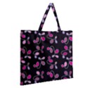 Magenta garden Zipper Large Tote Bag View2