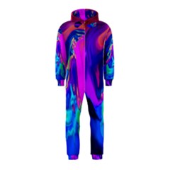 The Perfect Wave Pink Blue Red Cyan Hooded Jumpsuit (kids)