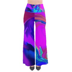 The Perfect Wave Pink Blue Red Cyan Pants by EDDArt