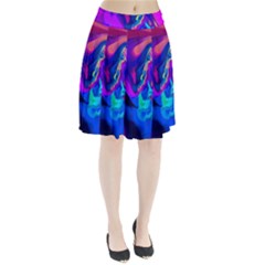 The Perfect Wave Pink Blue Red Cyan Pleated Skirt