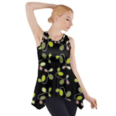 My Beautiful Garden Side Drop Tank Tunic by Valentinaart