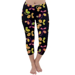 My Garden Capri Winter Leggings  by Valentinaart