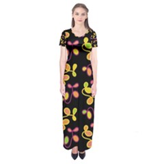 My Garden Short Sleeve Maxi Dress