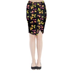 My Garden Midi Wrap Pencil Skirt