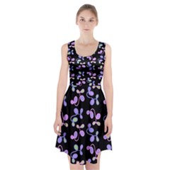 Purple Garden Racerback Midi Dress