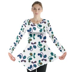 Green Garden Long Sleeve Tunic 