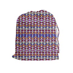 Ethnic Colorful Pattern Drawstring Pouches (extra Large) by dflcprints