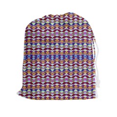 Ethnic Colorful Pattern Drawstring Pouches (xxl) by dflcprints