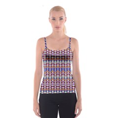 Ethnic Colorful Pattern Spaghetti Strap Top