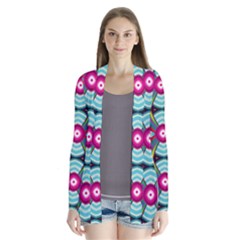 Targets Pattern                             Drape Collar Cardigan