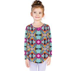 Targets Pattern                                      Kids  Long Sleeve Tee