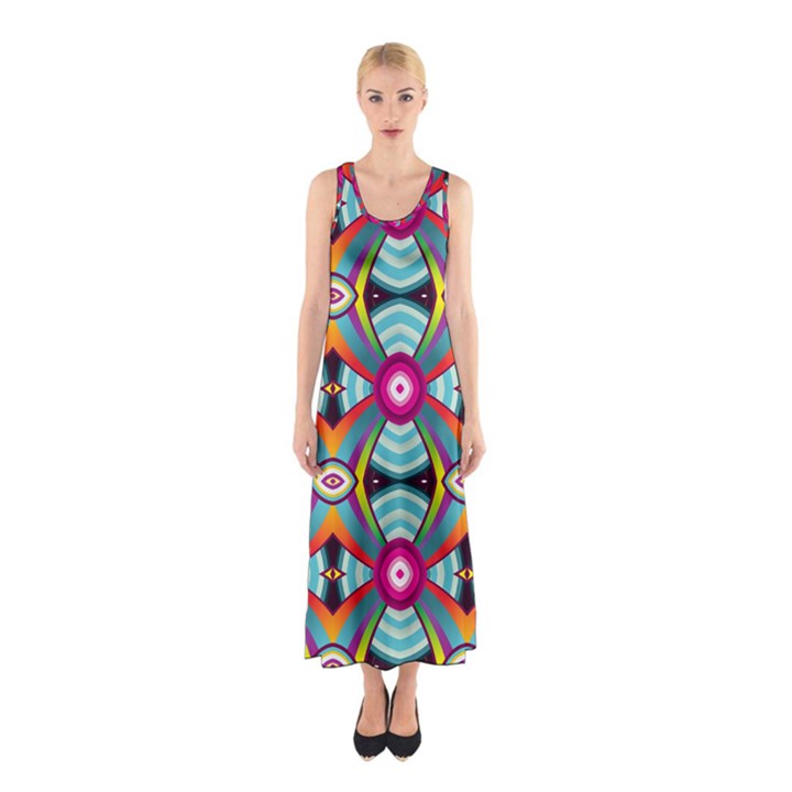 Targets pattern                                                                                                                Full Print Maxi Dress