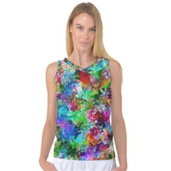 Colorful Strokes                                                                                                                Women s Basketball Tank Top by LalyLauraFLM