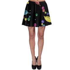 Space Garden Skater Skirt by Valentinaart