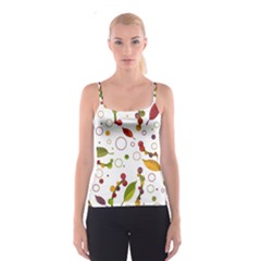 Adorable Floral Design Spaghetti Strap Top by Valentinaart