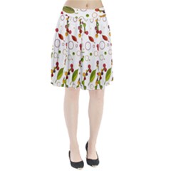 Adorable Floral Design Pleated Skirt by Valentinaart