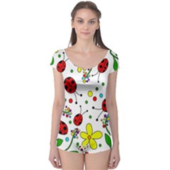 Ladybugs Boyleg Leotard  by Valentinaart