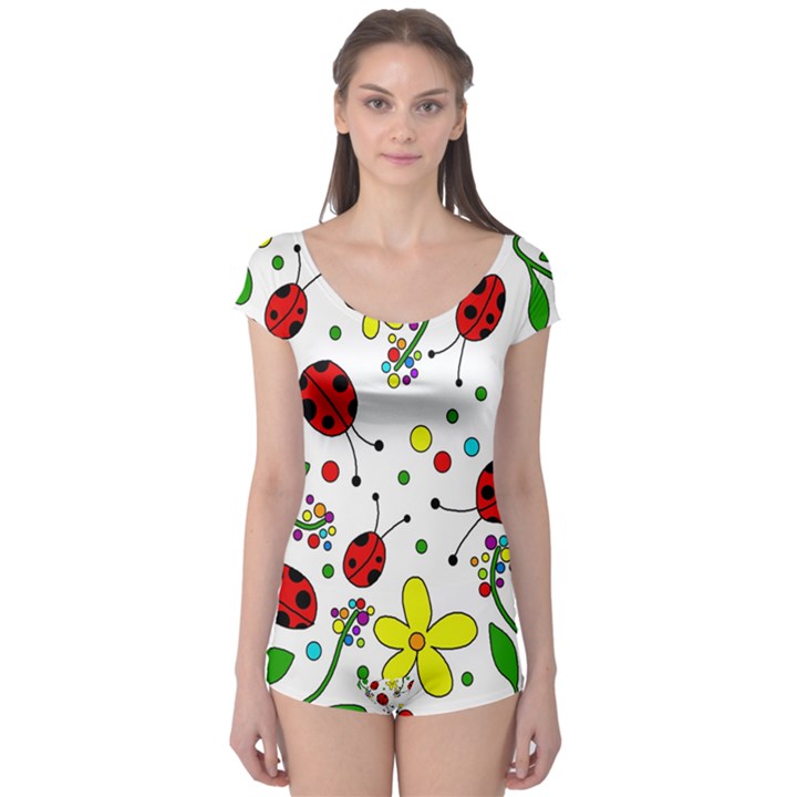 Ladybugs Boyleg Leotard 